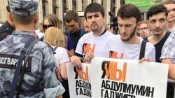 Moskova’da mahkumlara destek mitingine 4000 kişi katıldı