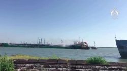 Dağıstan limanında petrol yüklü tanker patladı