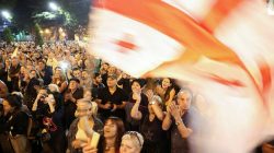 Gürcistan’da hükümet karşıtı protesto