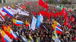 Moskova’da 20 bin kişilik protesto eylemi