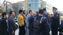 Mahaçkale’de Abdulmumin Gaciyev’e destek eylemi gerçekleşti