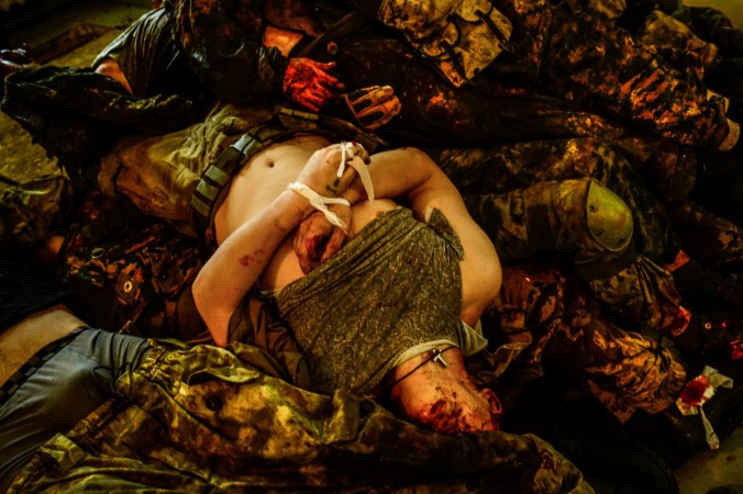 More than 30 pro-Russian separatists were reported killed after an atemp to seize the airport in Donetsk, on May, 27, 2014.